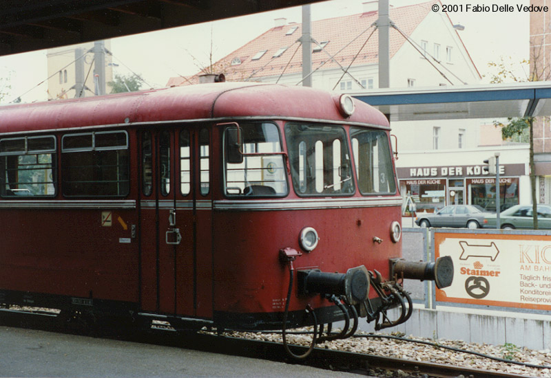Schienenbus-Steuerwagen 996 747-2 (F&uuml;hrerstandsseite) in Memmingen