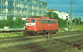 139 287-7 auf dem R&uuml;ckweg vom Ostbahnhof zum Hauptbahnhof (M&uuml;nchen Heimeranplatz, Juli 2001)
