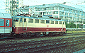 113 311-6 in TEE-Lackierung mit dem EC 19 "Andreas Hofer" (Dortmund - Innsbruck) (M&uuml;nchen Heimeranplatz, Juli 2001)